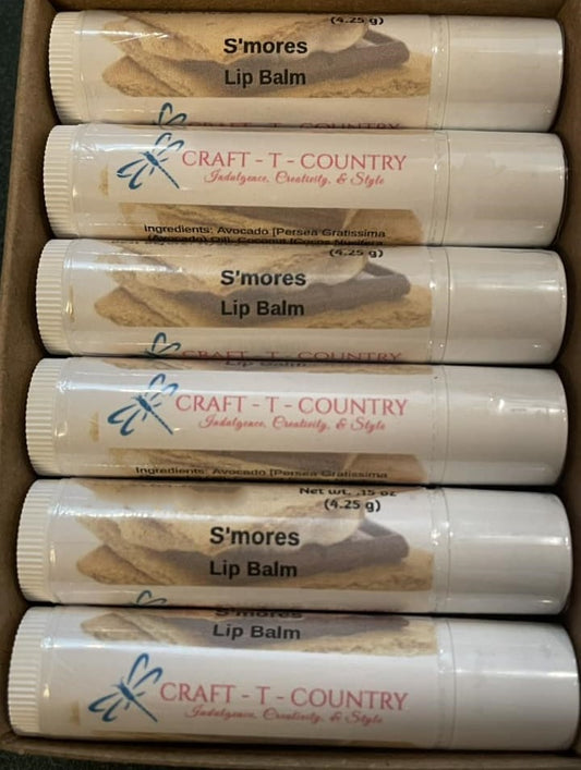 Handcrafted S'mores Lip Balm