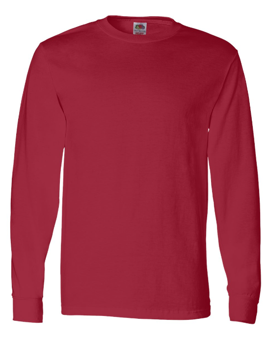 Blank Long Sleeve Dark Color Size 2XL - 5XL T-Shirts for Sublimation and Transfers