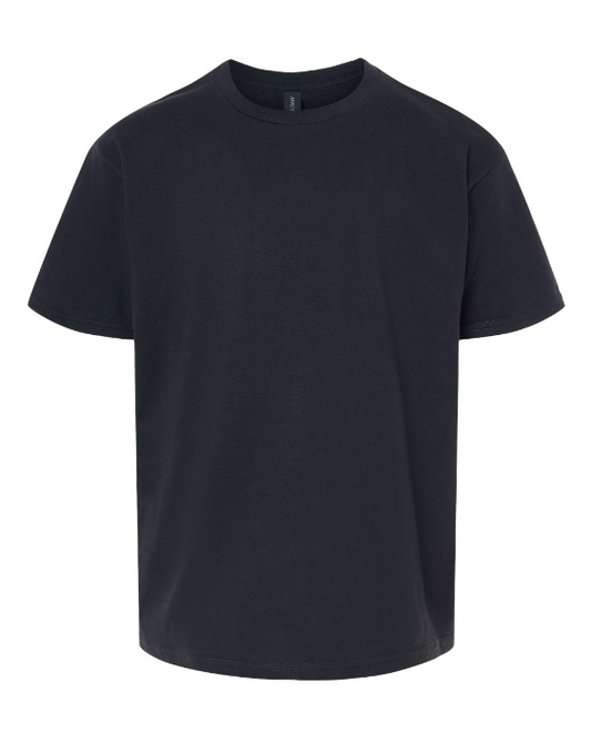 Blank Short Sleeve Solid Youth T-shirt for Sublimation and Decals