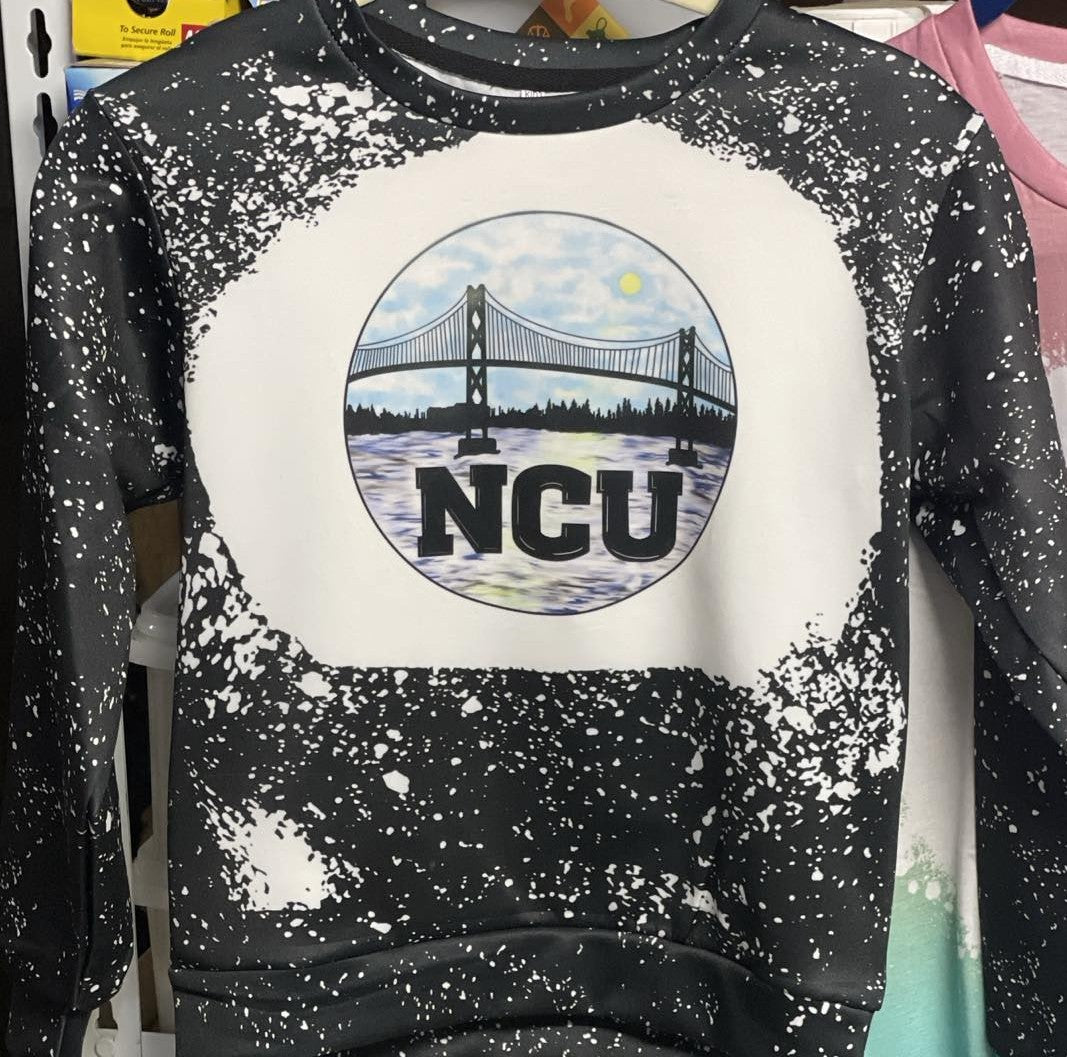 NCU Organization Youth Spatter LS Shirt for Sublimation