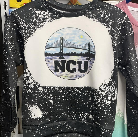 NCU Organization Youth Spatter LS Shirt for Sublimation