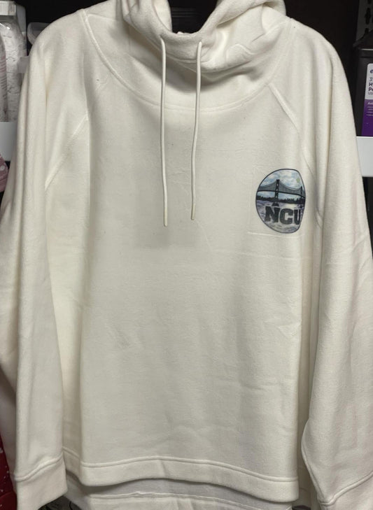 NCU Organization White Fleece Hoodie (Discontinued)