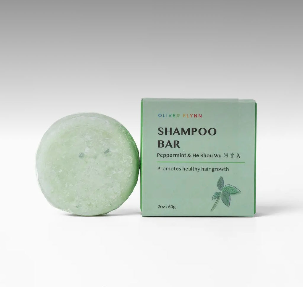 Peppermint and He Shou Wu Shampoo and Condtioner Bar Set