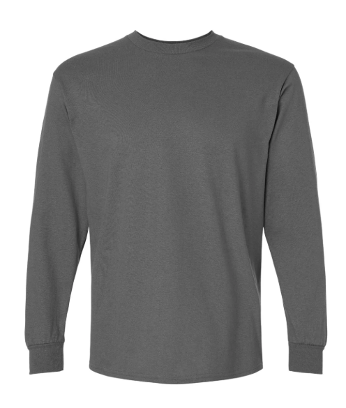 Blank Long Sleeve Dark Color Size 2XL - 5XL T-Shirts for Sublimation and Transfers