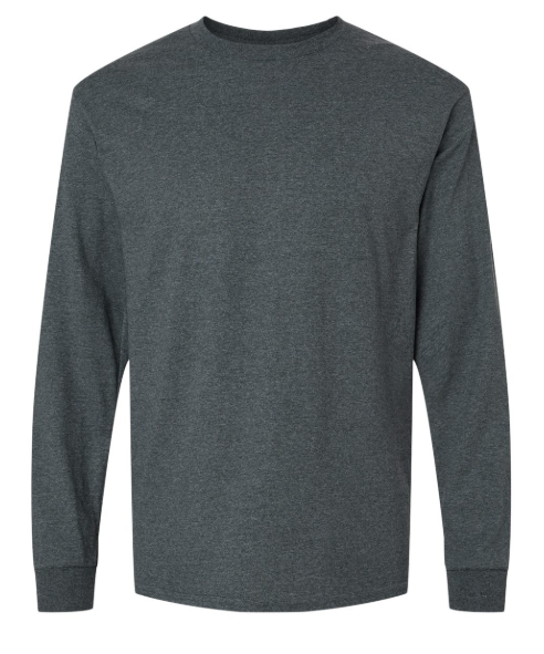 Blank Long Sleeve Dark Color Size 2XL - 5XL T-Shirts for Sublimation and Transfers
