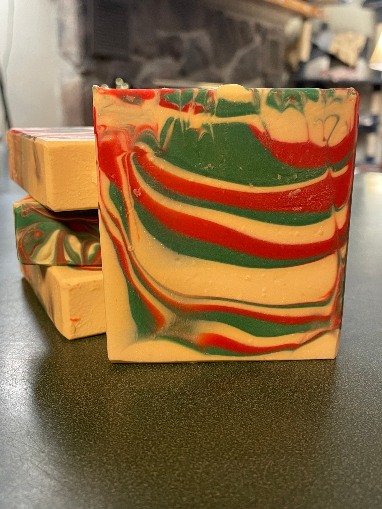 Tulips and Evergreen Handcrafted Soap