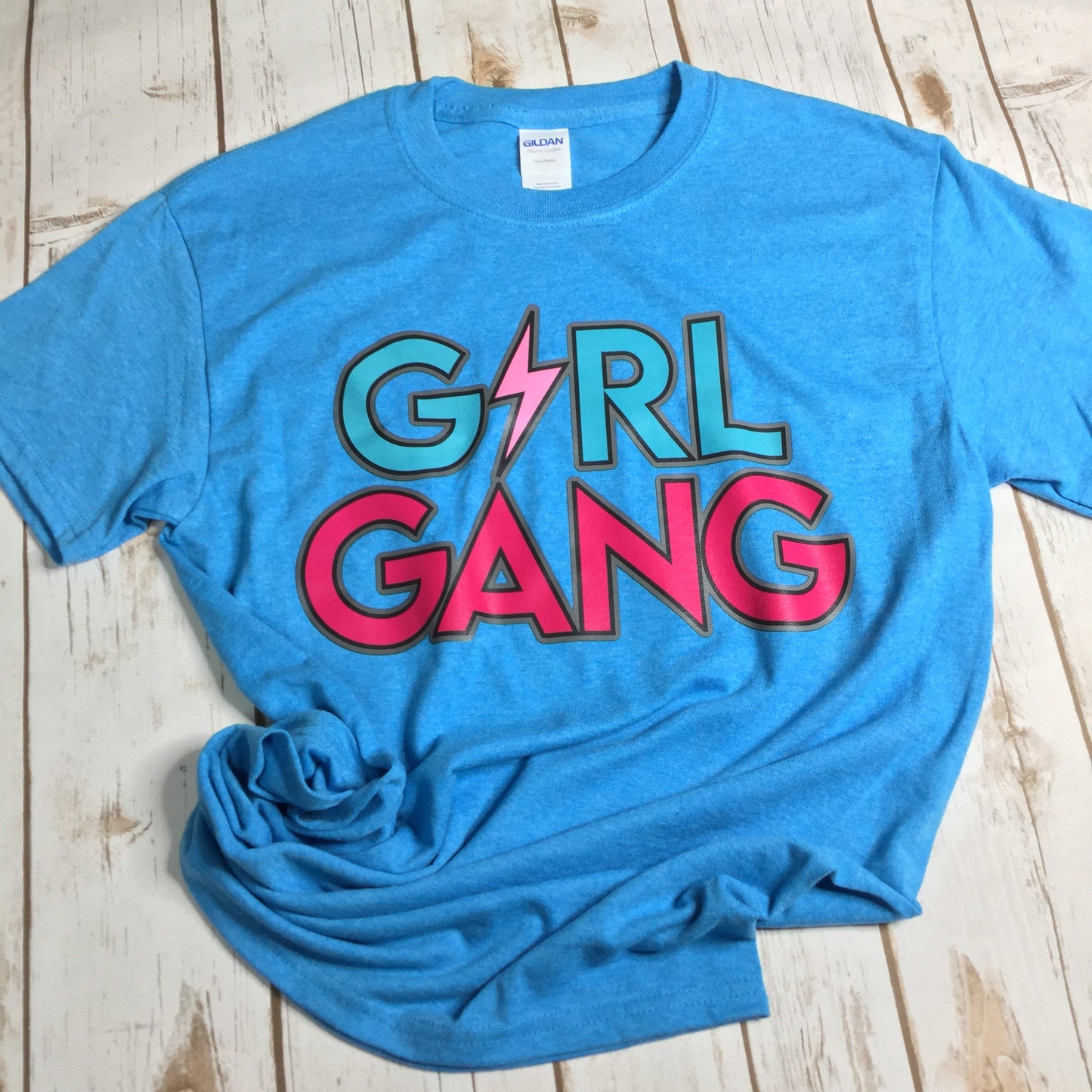 Girl Gang Small Blue T-Shirt