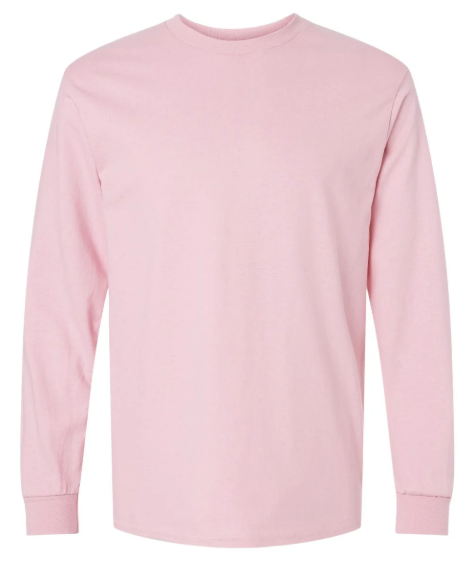 Blank Long Sleeve Light Color Size S - XL T-Shirts for Sublimation and Transfers