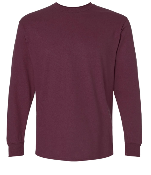 Blank Long Sleeve Dark Color Size 2XL - 5XL T-Shirts for Sublimation and Transfers