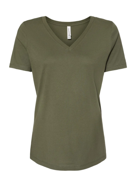 Green t-shirt on a white background