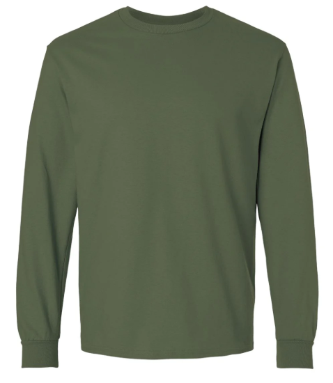 Blank Long Sleeve Dark Color Size 2XL - 5XL T-Shirts for Sublimation and Transfers