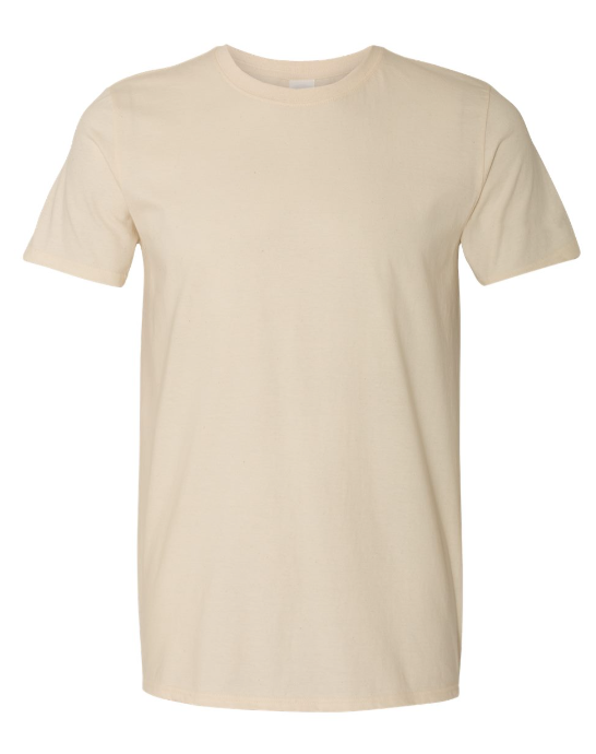 A short sleeve Natural Unisex T-Shirt
