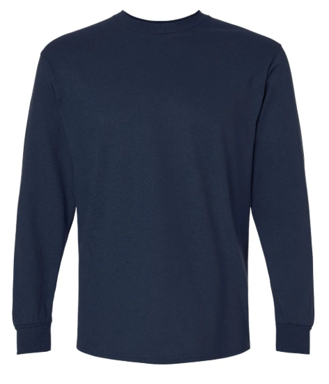 Blank Long Sleeve Dark Color Size 2XL - 5XL T-Shirts for Sublimation and Transfers