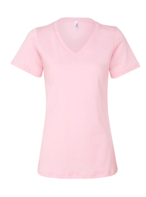 Pink t-shirt on a white background