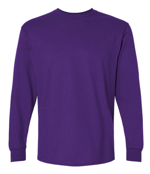 Blank Long Sleeve Dark Color Size 2XL - 5XL T-Shirts for Sublimation and Transfers