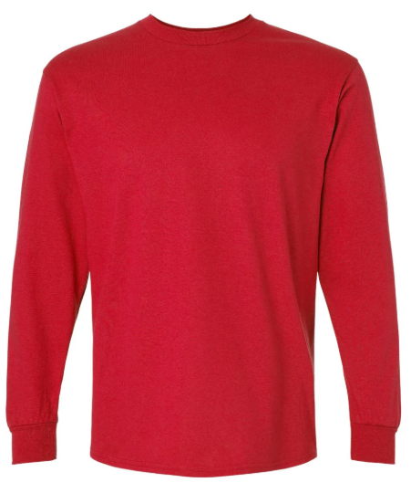 Blank Long Sleeve Dark Color Size 2XL - 5XL T-Shirts for Sublimation and Transfers