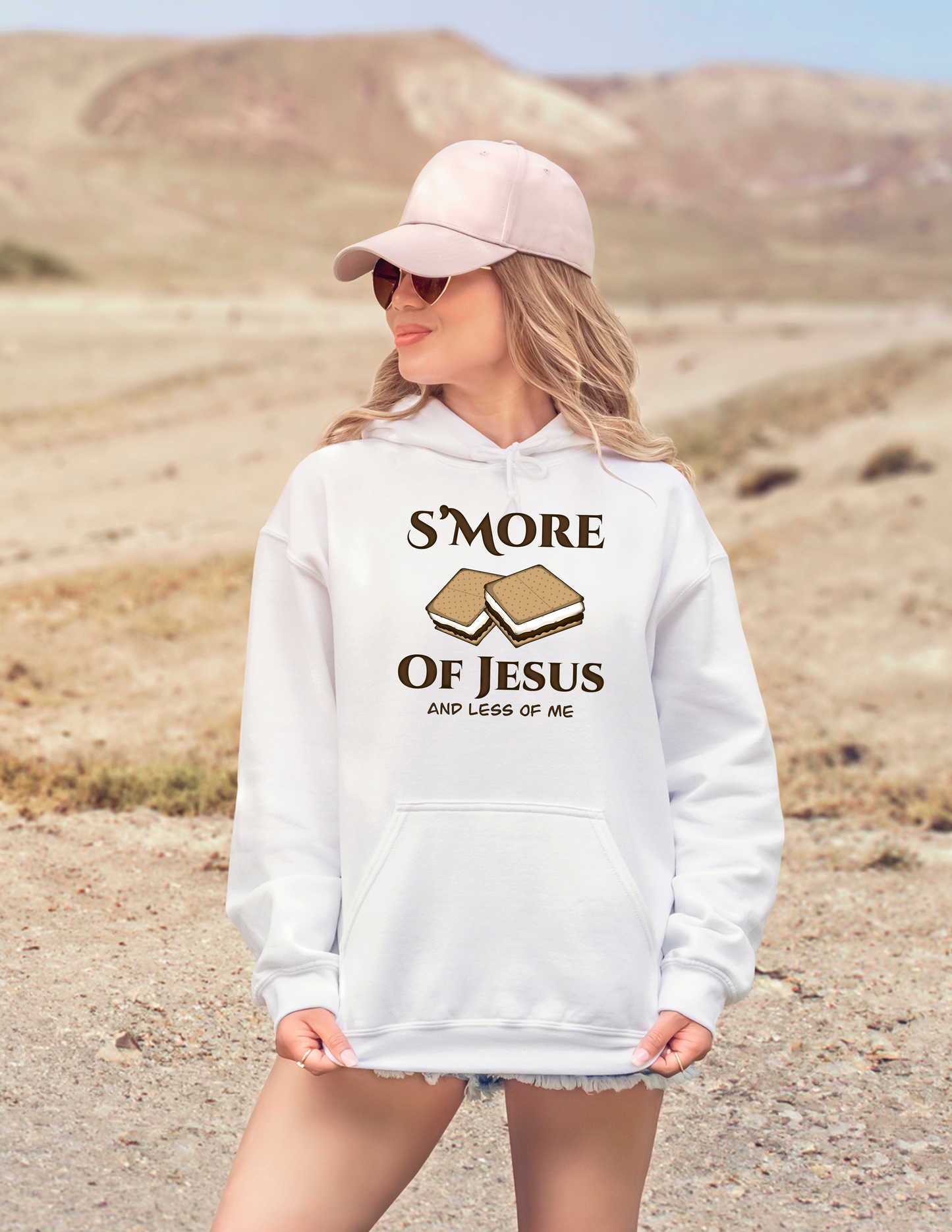 S'more of Jesus Hoodie Dark Color Size S - XL