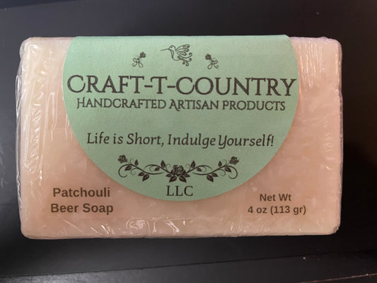 Patchouli Beer Handcrafted Soap