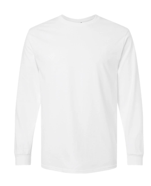 Blank Long Sleeve Light Color Size S - XL T-Shirts for Sublimation and Transfers